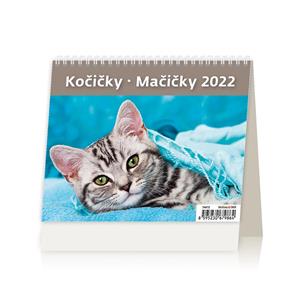Stolový kalendár 2022 - MiniMax Mačičky-Mačičky