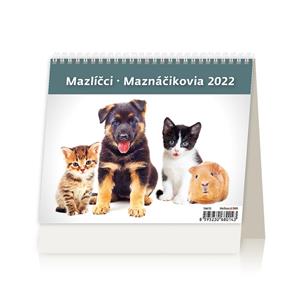 Stolový kalendár 2022 - MiniMax Mazlíčci-Maznáčikovia