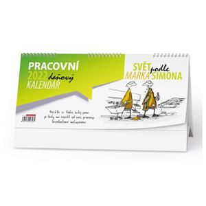 Stolový kalendár 2022 pracovný daňový kalendár - Svet podle Marka Simona