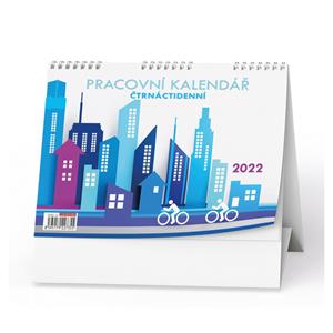 Stolový kalendár 2022 pracovný kalendár Dvojtýždňový