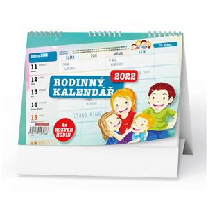 Stolový kalendár 2022 Rodinný kalendár
