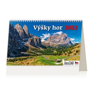 Stolový kalendár 2022 - Výšky hor