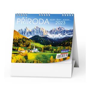 Stolový kalendár 2023 IDEÁL - Príroda, hory, rieky, jazerá ...