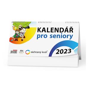 Stolový kalendár 2023 kalendár pre seniorov