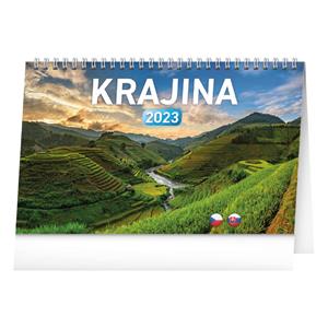 Stolový kalendár 2023 Krajina CZ/SK