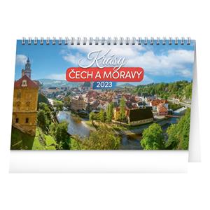 Stolový kalendár 2023 Krásy Čech a Moravy
