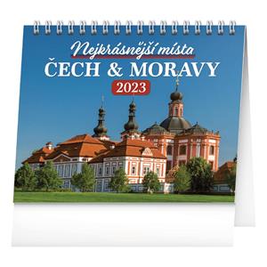 Stolový kalendár 2023 Najkrajšie miesta Čiech a Moravy