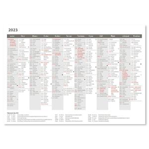 Stolový kalendár 2023 - Plánovací karta