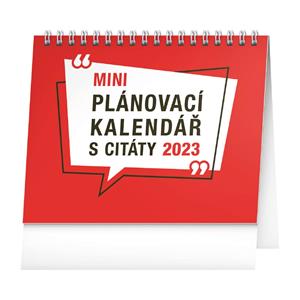 Stolový kalendár 2023 Plánovací s citátmi