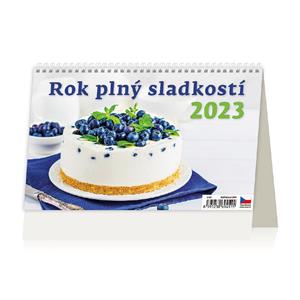 Stolový kalendár 2023 - Rok plný sladkostí