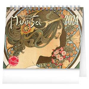 Stolový kalendár 2024 Alfons Mucha