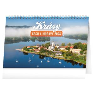 Stolový kalendár 2024 Krásy Čech a Moravy