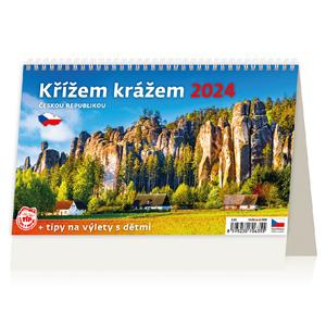Stolový kalendár 2024 - Krížom krážom Českou republikou