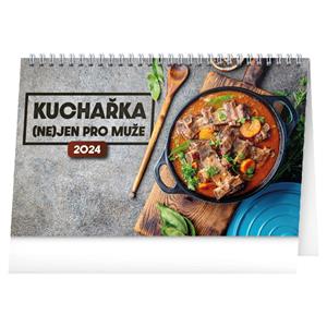 Stolový kalendár 2024 Kuchárka (nie) len pre mužov