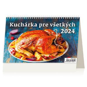 Stolový kalendár 2024 - Kuchárka pre všetkých