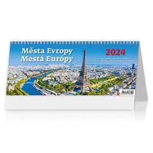 Stolový kalendár 2024 - Města Evropy/Mestá Európy