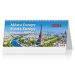 Stolový kalendár 2024 - Města Evropy/Mestá Európy