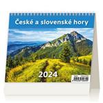 Stolový kalendár 2024 - MiniMax České a slovenské hory
