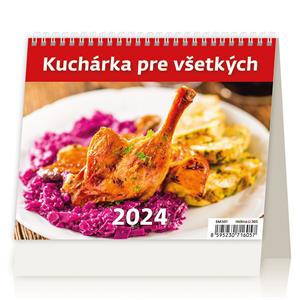 Stolový kalendár 2024 MiniMax - Kuchárka pre všetkých
