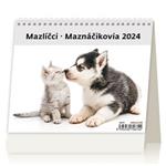 Stolový kalendár 2024 - MiniMax Mazlíčci-Maznáčikovia