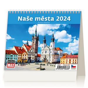 Stolový kalendár 2024 - MiniMax Naše mestá