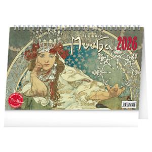 Stolový kalendár 2026 Alfons Mucha