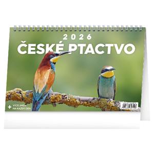 Stolový kalendár 2026 České vtáctvo