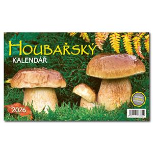 Stolový kalendár 2026 - Hubársky