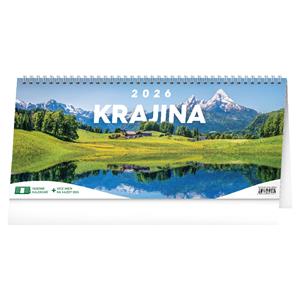 Stolový kalendár 2026 Krajina – 14-dňový