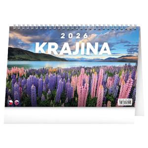 Stolový kalendár 2026 Krajina CZ/SK