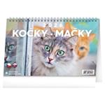 Stolový kalendár 2026 Mačky - Mačky CZ/SK