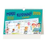 Stolový kalendár 2026 - MAXI RODINNÝ plánovací kalendár s háčikom