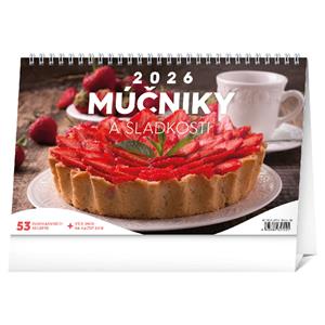 Stolový kalendár 2026 Múčniky a sladkosti