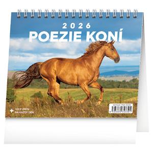 Stolový kalendár 2026 Poézia koní