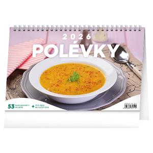 Stolový kalendár 2026 Polievky