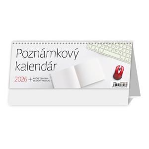 Stolový kalendár 2026 - Poznámkový kalendár