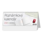 Stolový kalendár 2026 - Poznámkový kalendár