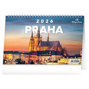 Stolový kalendár 2026 Praha - Milujem Prahu