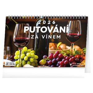 Stolový kalendár 2026 Putovanie za vínom