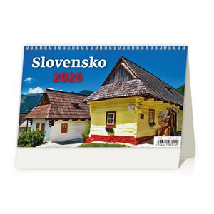 Stolový kalendár 2026 - Slovensko