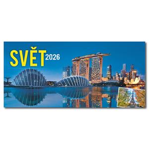 Stolový kalendár 2026 - Svet - 14 dňový