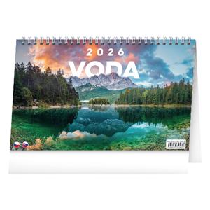 Stolový kalendár 2026 Voda CZ/SK