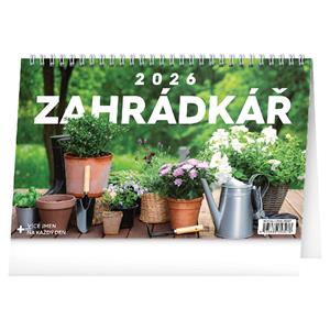 Stolový kalendár 2026 Záhradkár