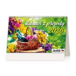 Stolový kalendár 2026 - Zdravie z prírody - 14-dňový