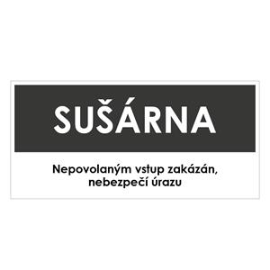 SUŠÁRNA, šedá, plast 2 mm 190x90 mm