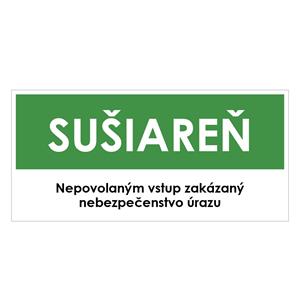 Sušiareň, zelená, plast 2mm,190x90mm