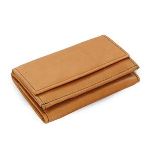 Svetlo hnedá dámska kožená mini peňaženka