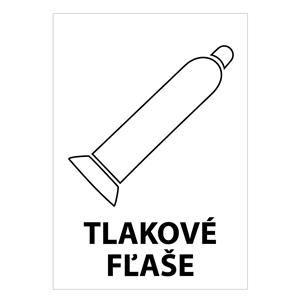 Tlakové fľaše, samolepka 148x210mm