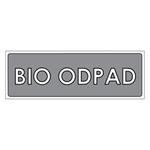 Triedený odpad-Bioodpad,plast 2mm,290x100mm