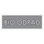 Triedený odpad-Bioodpad, plast 2mm s dierkami-290x100mm